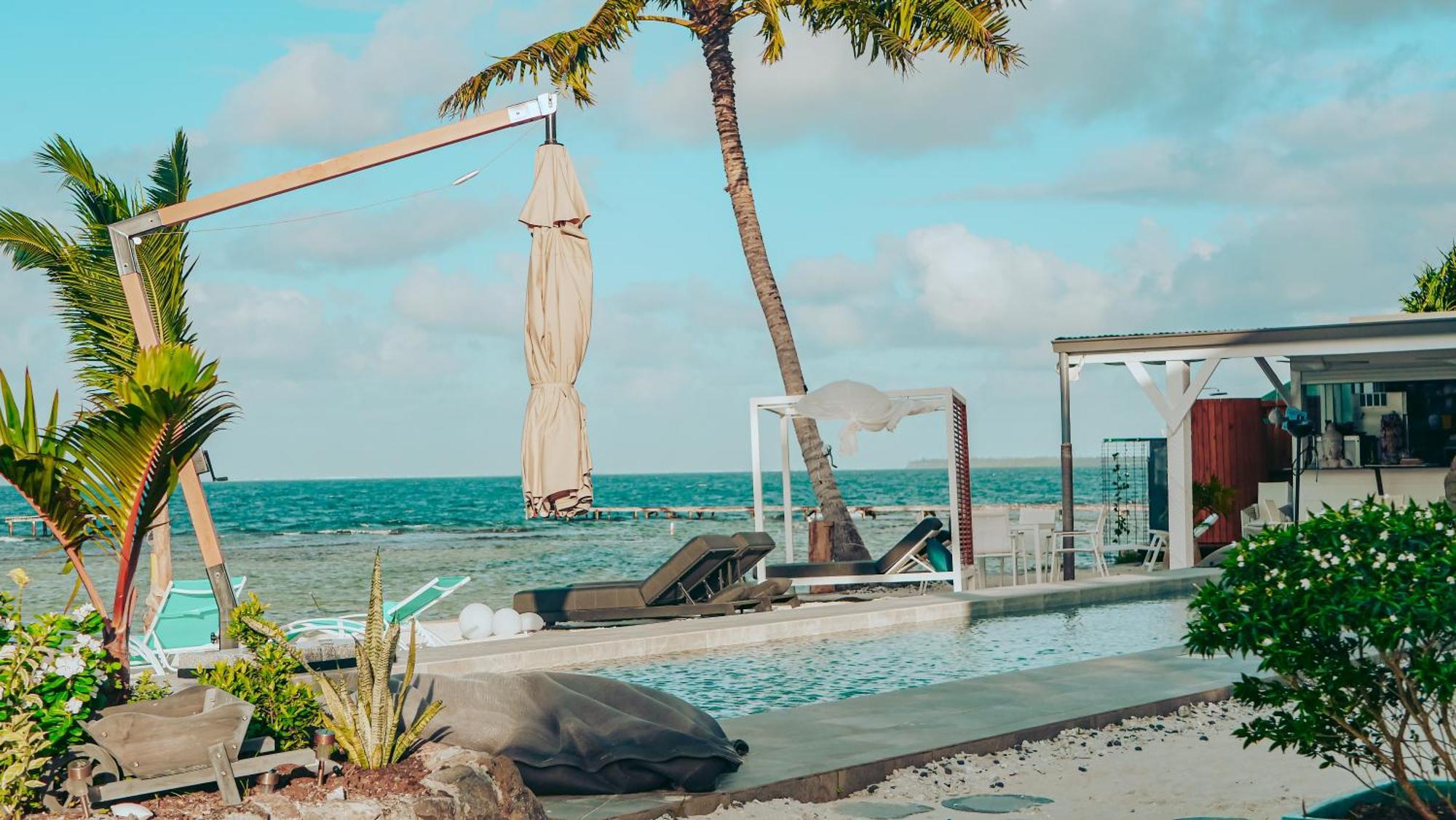 Pension Irivai Appartement Puatou 1 Chambre Bord De Mer Uturoa Bagian luar foto