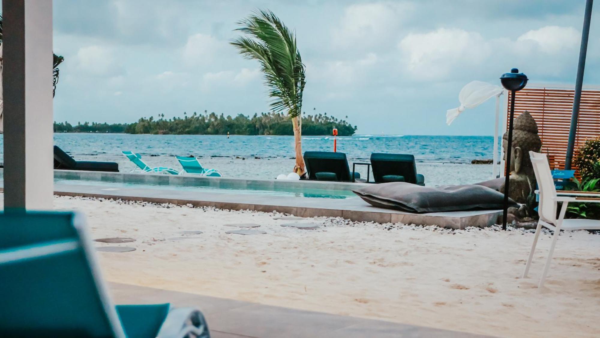 Pension Irivai Appartement Puatou 1 Chambre Bord De Mer Uturoa Bagian luar foto