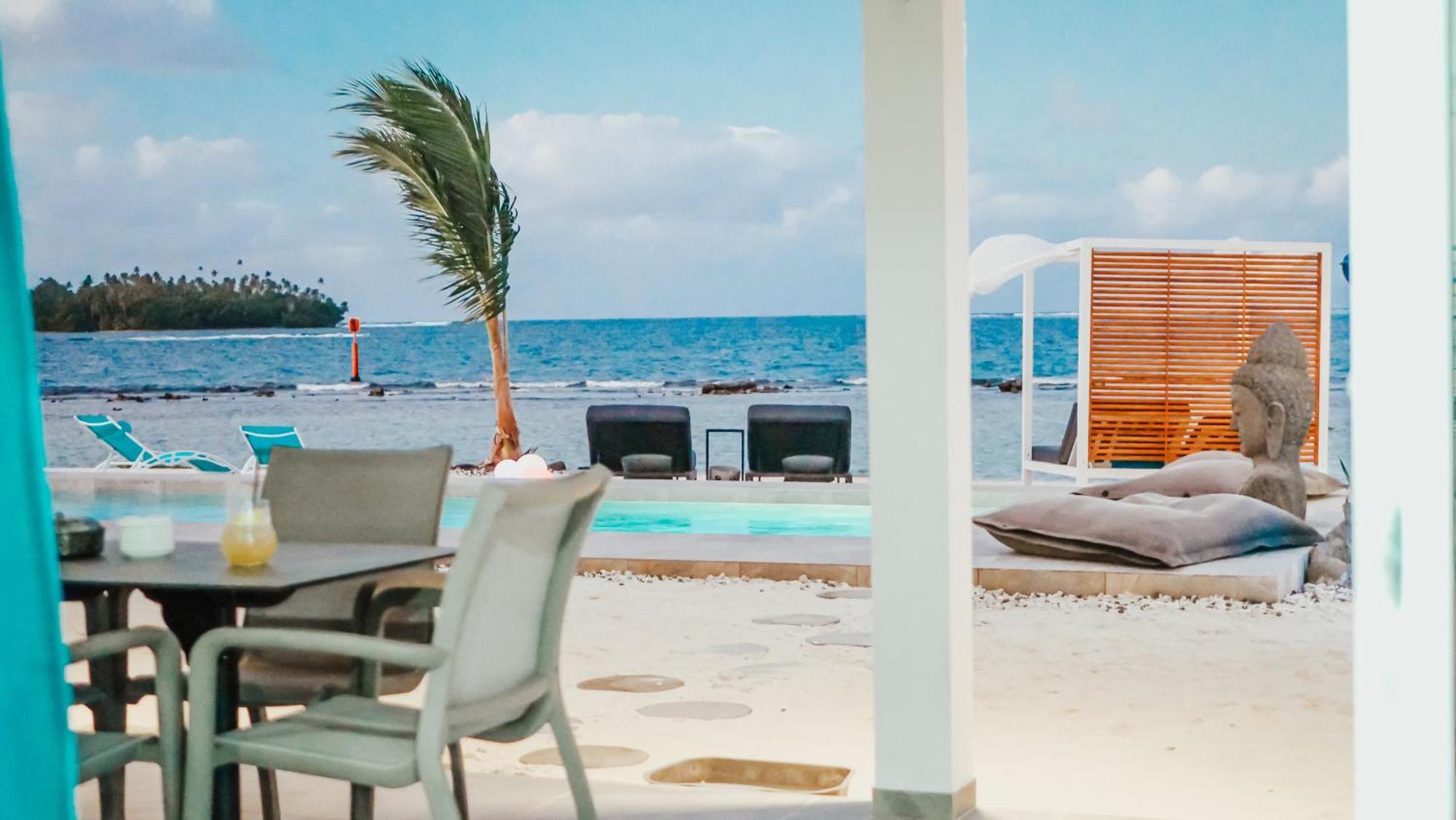 Pension Irivai Appartement Puatou 1 Chambre Bord De Mer Uturoa Bagian luar foto