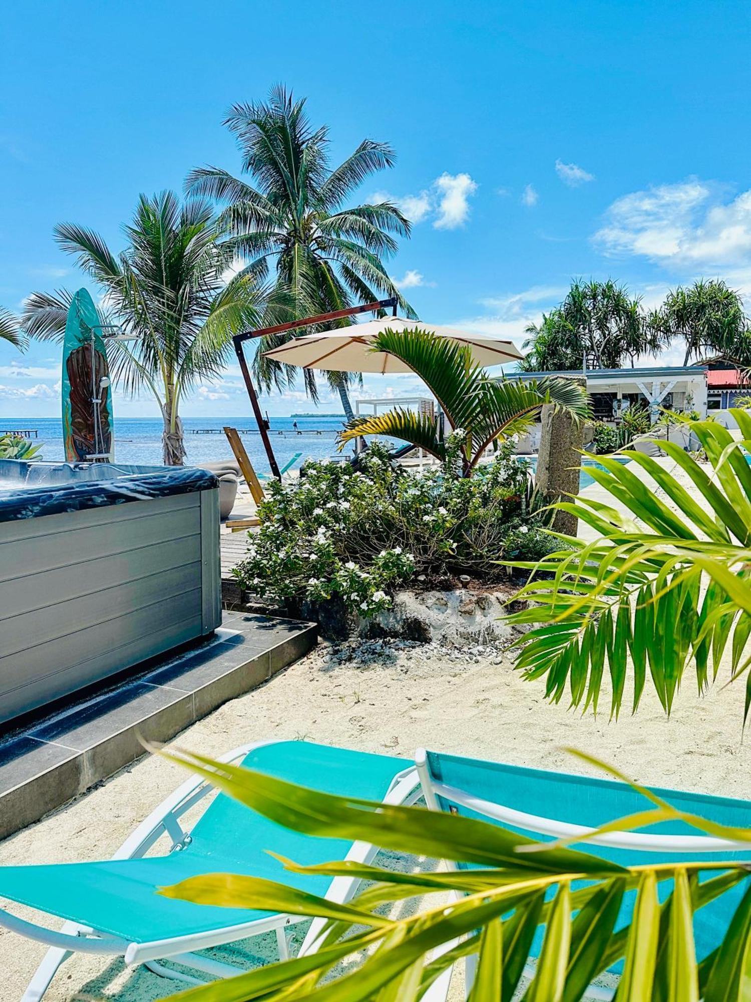 Pension Irivai Appartement Puatou 1 Chambre Bord De Mer Uturoa Bagian luar foto