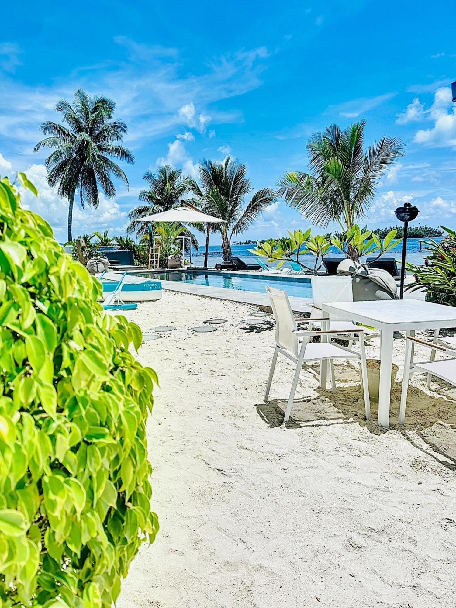 Pension Irivai Appartement Puatou 1 Chambre Bord De Mer Uturoa Bagian luar foto